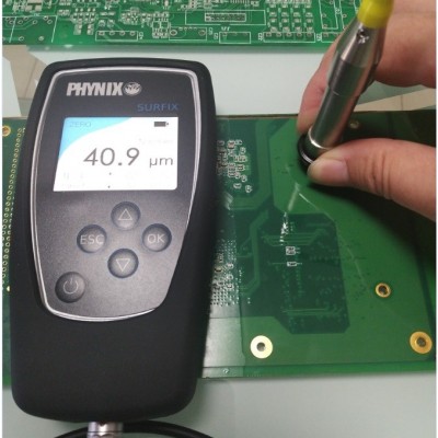 PCB三防漆測厚儀 電路板油墨UV膠厚